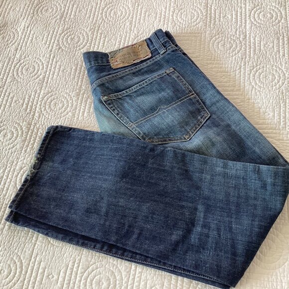 Vintage Denim & Supply Ralph lauren Jeans Mens 32x30 Blue Straight leg USA Flag - Picture 2 of 13